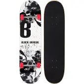 Nijdam Skateboard - Street Natives - Zwart/Rood - 100Kg
