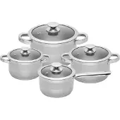 Sola Furore Pannenset 4-delig Inductie Zilver zilver RVS Pan