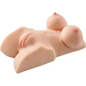 PDX Perfect DD's - sekstorso met twee openingen - realistische huidkleur