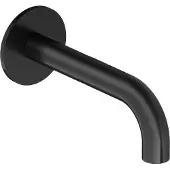 Hotbath Wastafelkraan Uitloop Cobber Rond 15 cm Mat Zwart