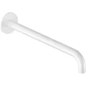 Hotbath Wastafelkraan uitloop cobber rond 30 cm mat wit