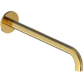 Hotbath Cobber CB095 uitloop 25cm geborsteld messing PVD