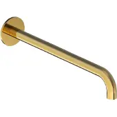 Hotbath Cobber Uitloop 30cm Geborsteld Messing PVD CB095