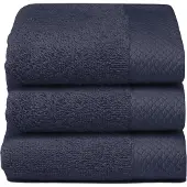 Seahorse Pure Gastendoek - 3 stuks - Indigo - 50 x 30 cm