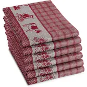 DDDDD Theedoek Dutchie Red (6 stuks)