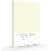 Romanette Kussenslopen Ivoor (Katoen) (set van 2)
