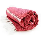 The One Towelling Hamamdoek Sultan Rood