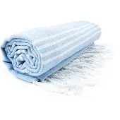 The One Towelling Hamamdoek Sultan Licht blauw
