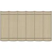 Shadow Comfort Compleet pakket Shadow Comfort Harmonicadoek 2x3m Zand