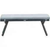 Garden Impressions Sergio bank 110x40xh45 carbon black/ mint grey