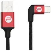 PGYtech P-GM-115, Zwart, Rood, USB-A, Lightning, 0,35 m, Mannelijk, Mannelijk