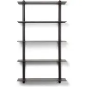 Gejst Nivo Wandplank Groot Nivo Large E | Black Ash|Black