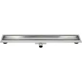 Guido Gusto RVS Douchegoot compleet met flens 70x7x6,7cm Tegelrooster