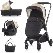 Chipolino Kinderwagen 3-in-1 Emotion Gold + Autostoel