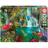 Educa - Puzzle 1000 - Tropical Parrots (018457)