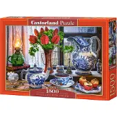 Castorland Still Life with Tulips – Puzzel – 1.500 stukjes – Satijnen afwerking – Perfecte pasvorm – Europese kwaliteit