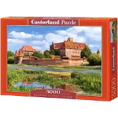 Castorland Malbork Castle, Poland – Puzzel – 3.000 stukjes – Satijnen afwerking – Perfecte pasvorm – Europese kwaliteit