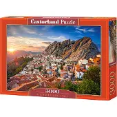 Castorland Pietrapertosa, Italy – Puzzel – 3.000 stukjes – Satijnen afwerking – Perfecte pasvorm – Europese kwaliteit