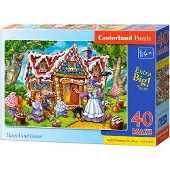 Castorland Hans en Grietje, 40 grote stukken, 40 stuks, Prentenfilms, 4 jaar