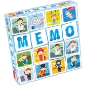 Tactic Memo Beroepen - Memospel - Zoek de Juiste Paren - Ontdek Verschillende Beroepen - Educatief Gezelschapsspel voor Kinderen en Families - 2 tot 6 Spelers - Vanaf 3 Jaar