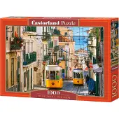 Castorland Lisbon Trams, Portugal Puzzel (1000 stukjes)