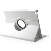 Peachy Witte iPad 2017 2018 hoesje case draaibare cover met standaard