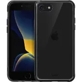 Laut Doorzichtig X iPhone SE 2022 / 2020 Hoesje Zwart