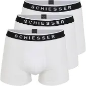Schiesser Boxershorts 95/5 3-pack wit