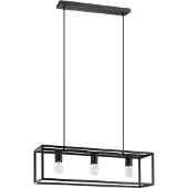 Eglo Hanglamp Blackcrown Zwart 3xe27