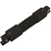 Spectrum LED Railspot track connector zwart - Flexibel buigbaar- Universeel 3-Phase