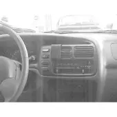 Brodit ProClip houder geschikt voor Chevrolet Tracker - Suzuki Vitara/ Grand Vitara Center mount