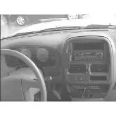 Brodit ProClip houder geschikt voor Nissan King Cab 2000-2006 / Navara 2000-2005 Center mount