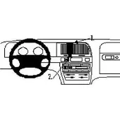 Brodit ProClip houder geschikt voor Citroën Xantia II 1998-2004 Center mount