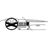 Brodit ProClip houder geschikt voor BMW 316-325 E30 1982-1990 Center mount