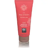 Hot - Shiatsu 2in1 aardbeiengeur massageglijmiddel - aardbei (200 ml)