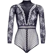 Leg avenue Kanten body Dominiq - Zwart