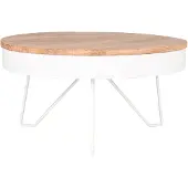 Label51 - Salontafel Saran - Wit - 80x80x43cm