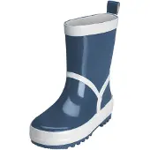 Playshoes Regenlaarzen donkerblauw / wit