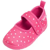 Playshoes Huisschoenen pink / wit