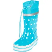 Playshoes Regenlaarzen turquoise / wit