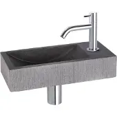 Differnz Fonteinset Mix&match Set Ribble Gebogen Chroom