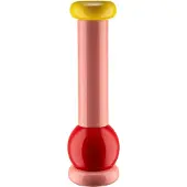 Alessi Peper- en Zoutmolen MP0210 Red Pink Yellow
