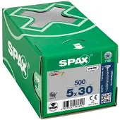 Spax 1191010500305 Verzinkkopschroef 5 mm 30 mm T-STAR plus Staal 500 stuk(s)