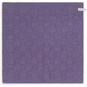 Knit Factory Keukendoek Uni - Violet - 50x50 Cm
