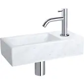Differnz Fonteinset Mix&match Marmer Gebogen Chroom