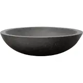 Differnz Puur waskom - Ø 45 x 12.5 cm - zwart