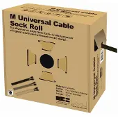 Multibrackets M Universal Cable Sock Roll 40 mm x 50 m - Guide pour câbles - noir