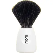 NOM LASSE Shaving Brush Black Fibre White White