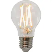 LumenXL 7W & 9W filament lamp, 2200-2700K, helder glas Ø60, dim-to-warm