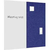 Ivol Whiteboard / prikbord pakket 200x200 cm - 1 whiteboard + 2 akoestische